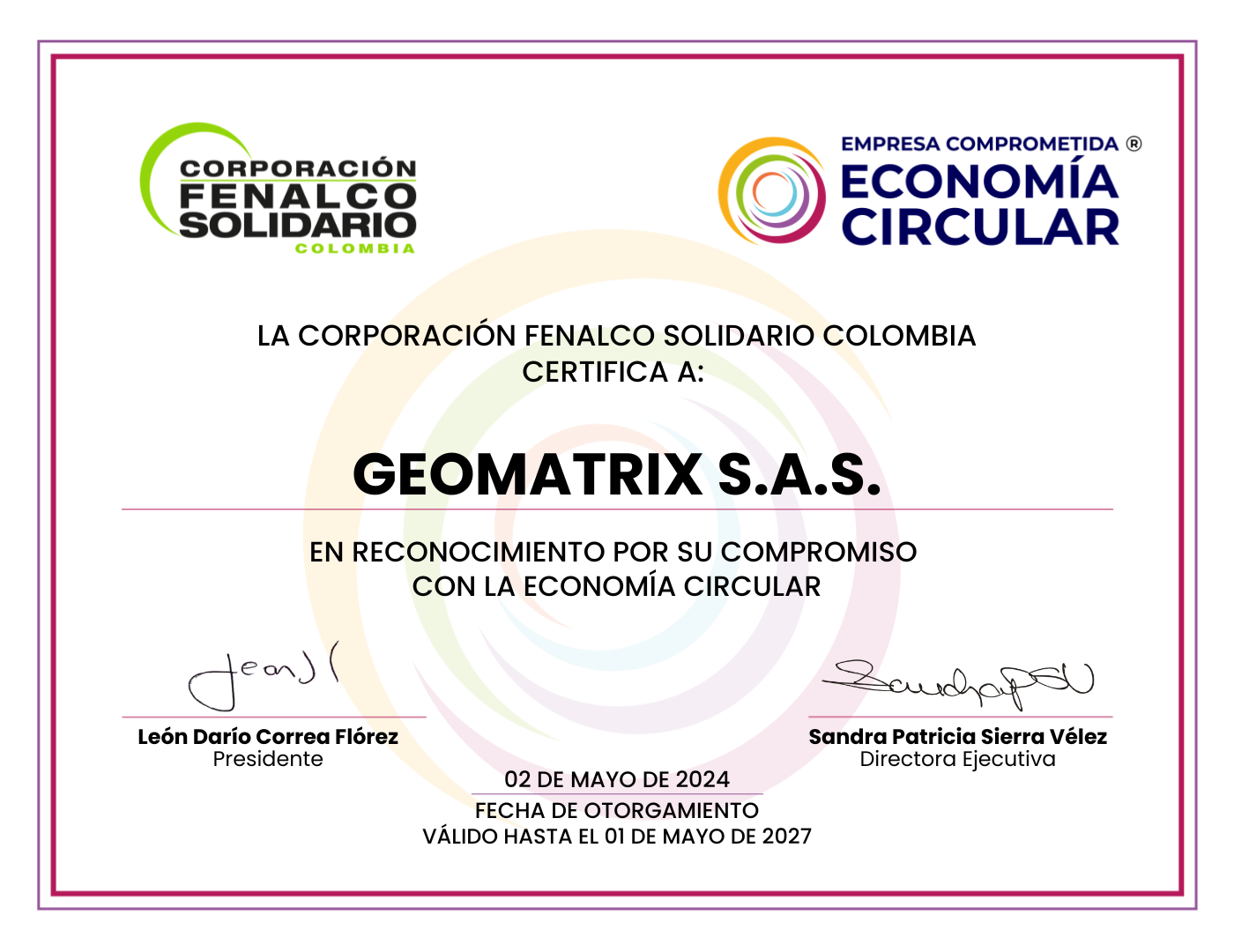 certificado sello economía circular 2026
